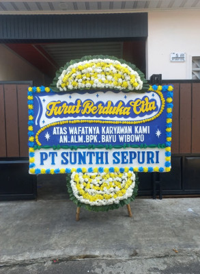 Papan Bunga Duka di Situsaeur